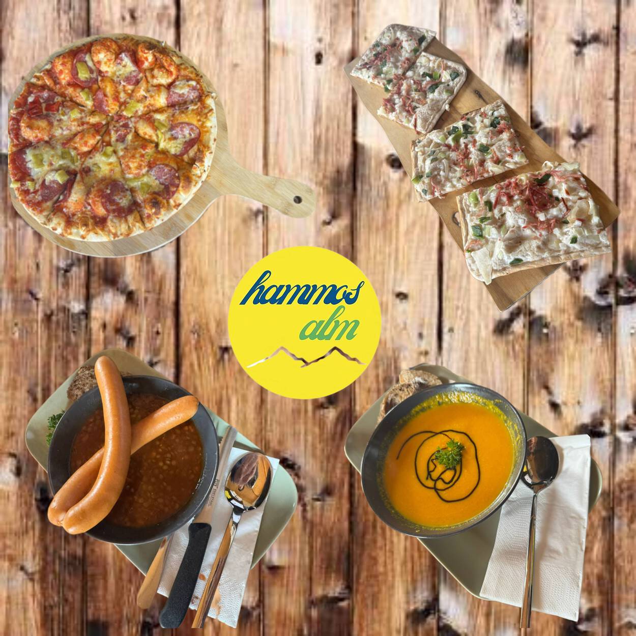 Vier Neuzugänge in der hammos alm